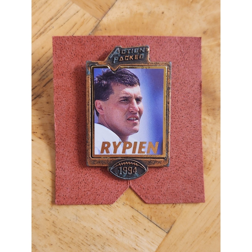 Mark Rypien NFL 1994 Action‎ Packed Pin ~ Cleveland Browns